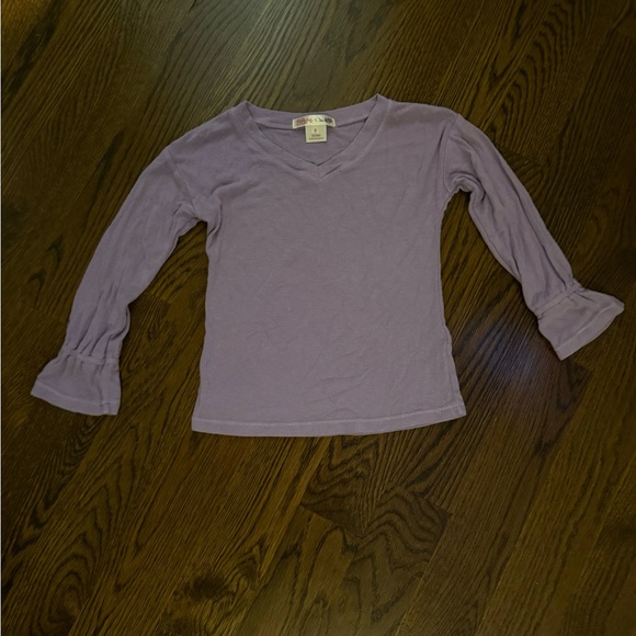 ragdoll and rockets Other - Ragdoll and rockets girls lilac bell sleeve shirt excellent condition sz 5